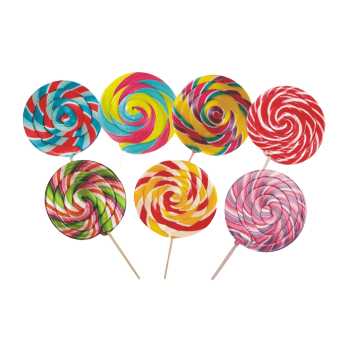 Sucette Colorée Foraine Ronde Multicolore