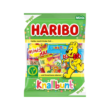 Haribo Knallbunt haribo Végan Minis 10 Sachets Individuels 230 gr
