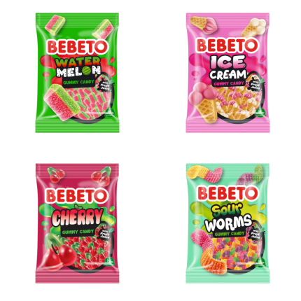Bebeto bonbon gélifiée halal sachets 80 g
