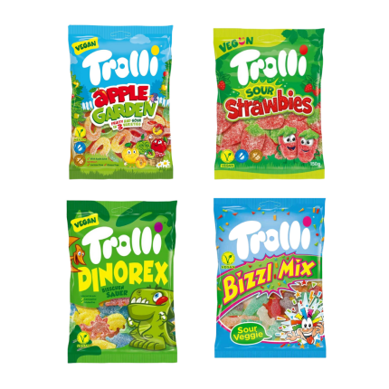 Trolli Végan Bonbon 150 gr Sans Gélatine Animal