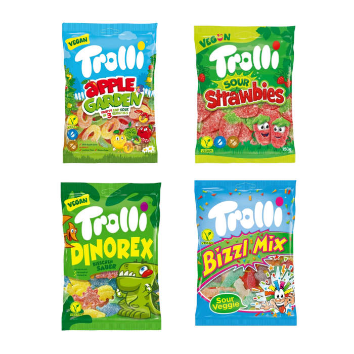 Trolli Végan Bonbon 150 gr Sans Gélatine Animal