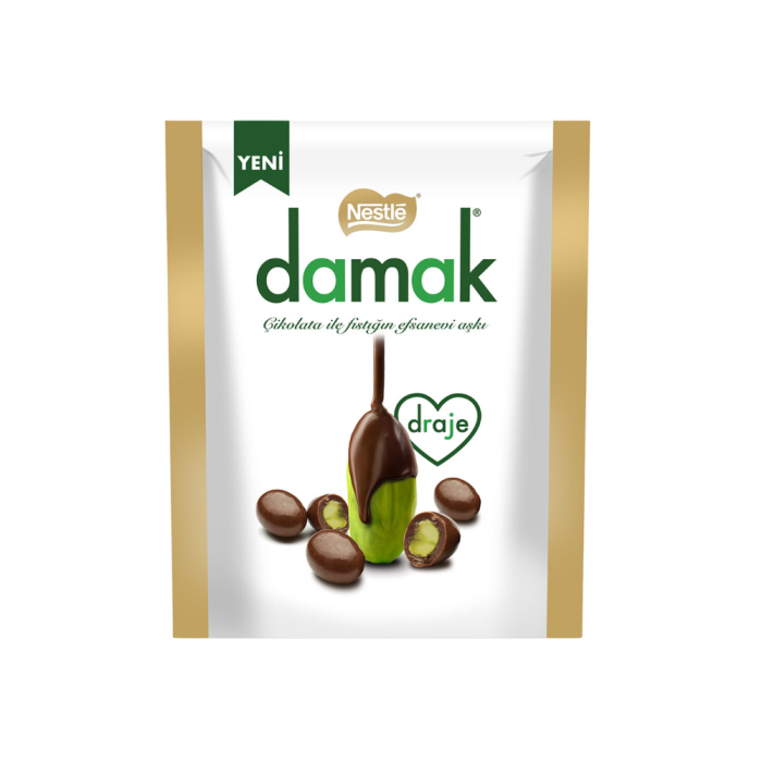 Nestlé Damak Dragée Draje – Chocolat et pistaches d’Antep 50 g Nestlé Damak Dragée Draje – Chocolat et pistaches d’Antep 50 g