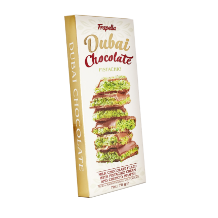 Frapella Chocolat de Dubaï Le Chocolat d’Exception 70 gr