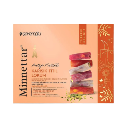 Loukoum Mélangées de Délice Turque aux Pistaches 300 gr