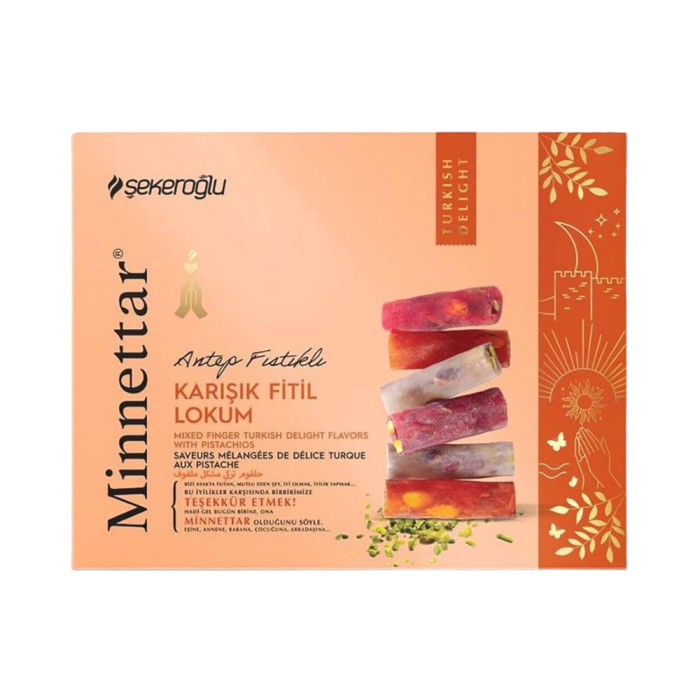 Loukoum Mélangées de Délice Turque aux Pistaches 300 gr Loukoum Mélangées de Délice Turque aux Pistaches 300 gr