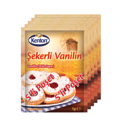 kenton sucre vanillé 5 gr x 5