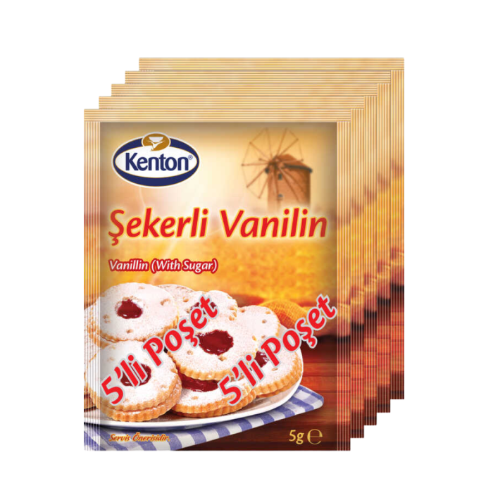 kenton sucre vanillé 5 gr x 5