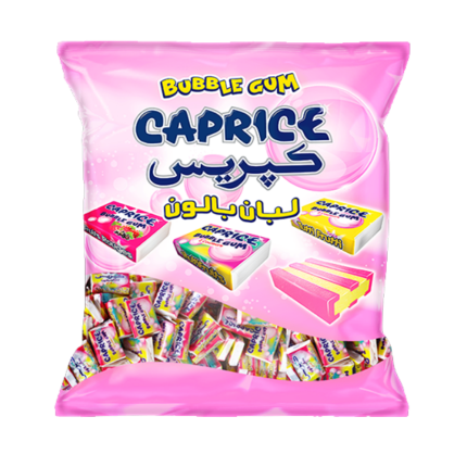 Caprice Bubble Gum – Chewing-gum Tendre et Fruité