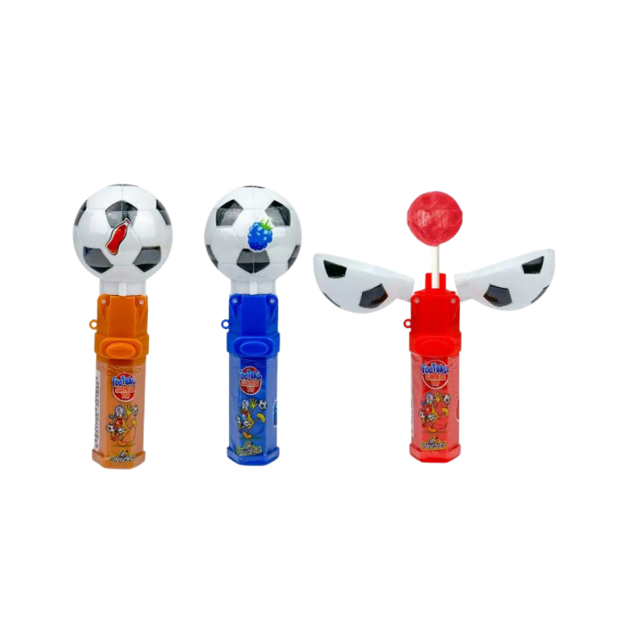 La Football Surprise Pop sucette fraise framboise cola