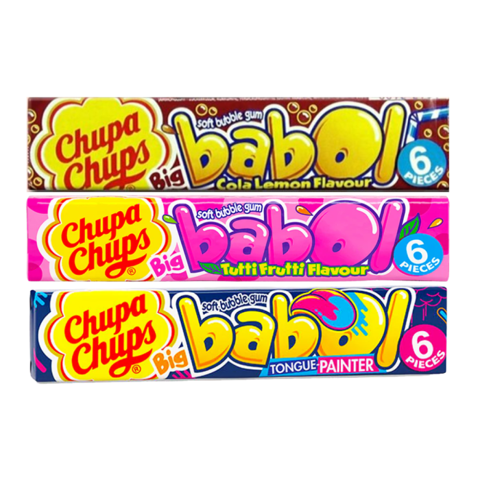 chupa chups big babol chewing-gum cola tutti frutti tache langue chupa chups big babol chewing-gum cola tutti frutti tache langue