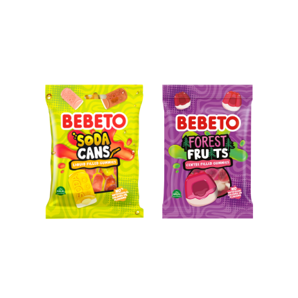 bonbon bebeto gelifiee halal forest fruits soda cans