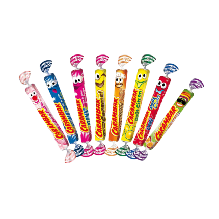 carambar original atomic fruits fraise caramel citron