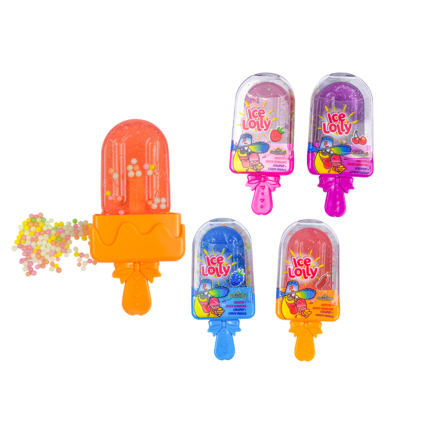 Funny Candy Ice Lolly – Sucette Ludique avec Billes de Bonbons
