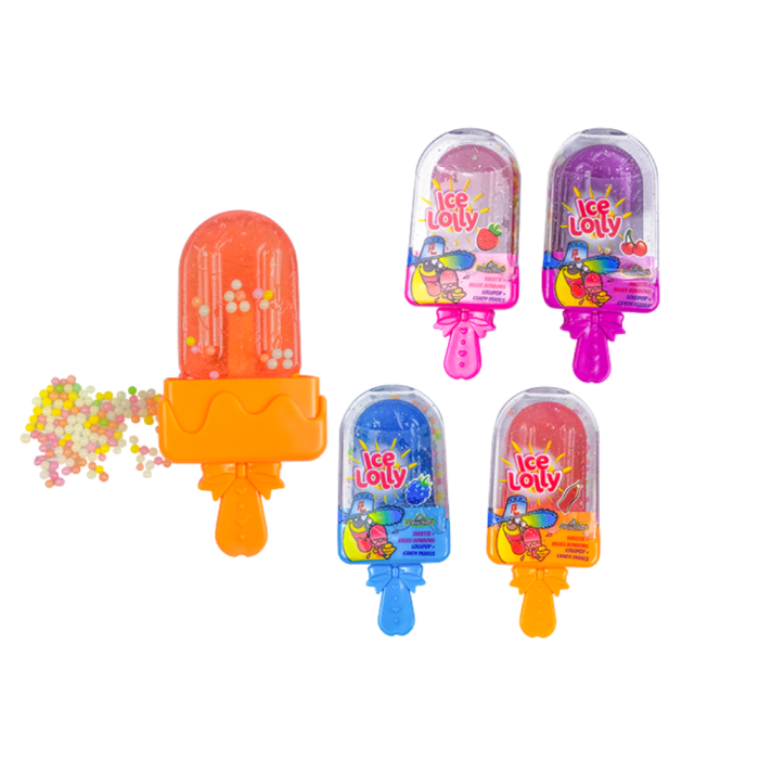 Funny Candy Ice Lolly – Sucette Ludique avec Billes de Bonbons Funny Candy Ice Lolly – Sucette Ludique avec Billes de Bonbons
