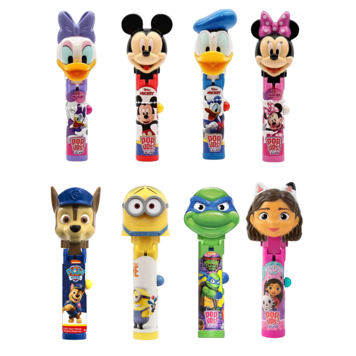 Pop-Ups Sucettes Lollipop Licence Mix