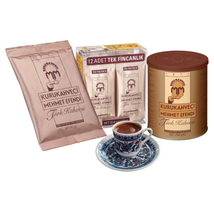 Kurukahveci Mehmet Efendi Café Turc Moulu – Tradition, Saveur et Héritage